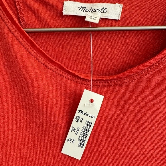 NWT Madewell Raw-Edged Hangout Tee, Size XXS - Picture 4 of 7